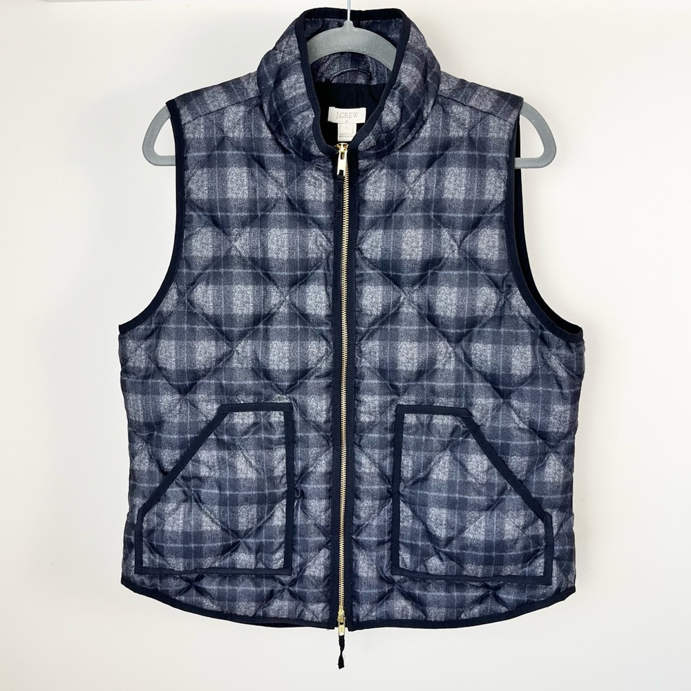 J. Crew Plaid Excursion Vest
